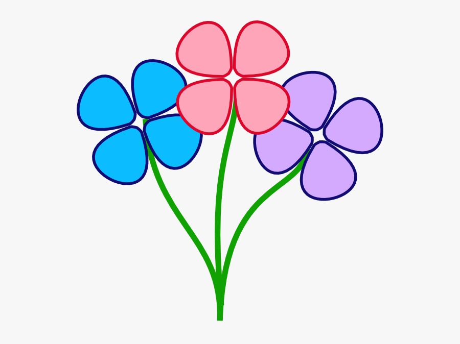 Transparent Spring Flowers Clipart - Clip Art Flowers, Transparent Clipart