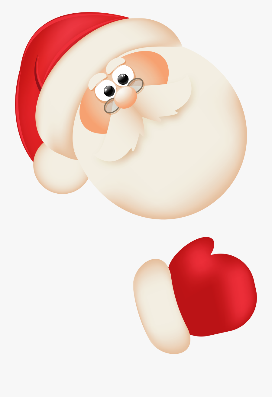 Santa Claus Png Clipart Element, Transparent Clipart