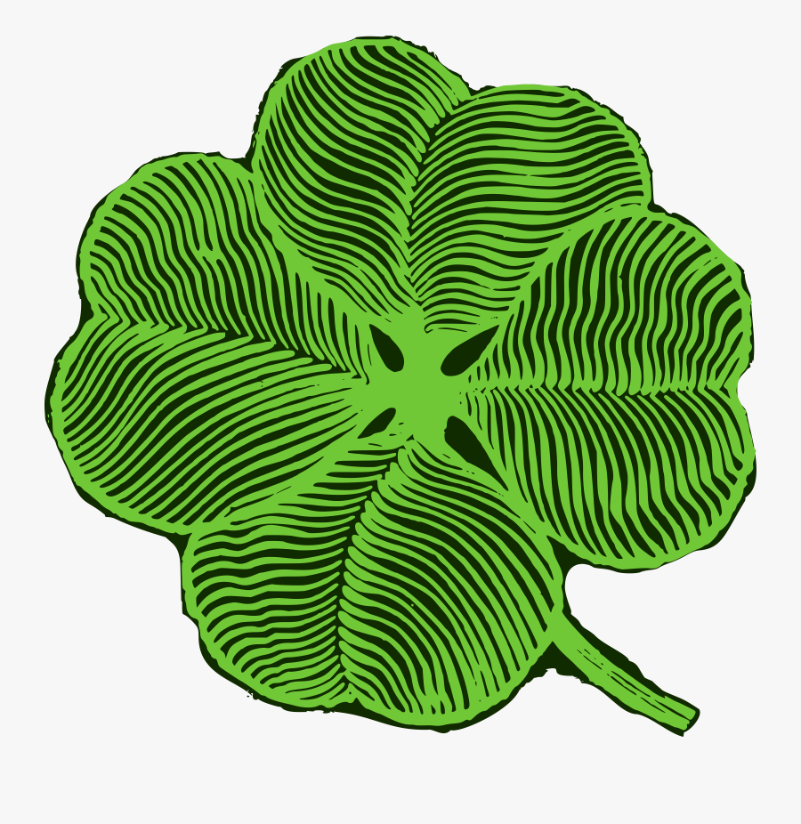 Four-leaf Clover, Transparent Clipart