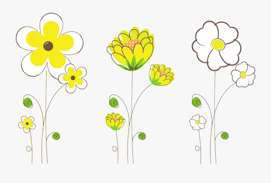 The Best Drawings Of Wild Flowers - House Wall Stencil Design, Transparent Clipart