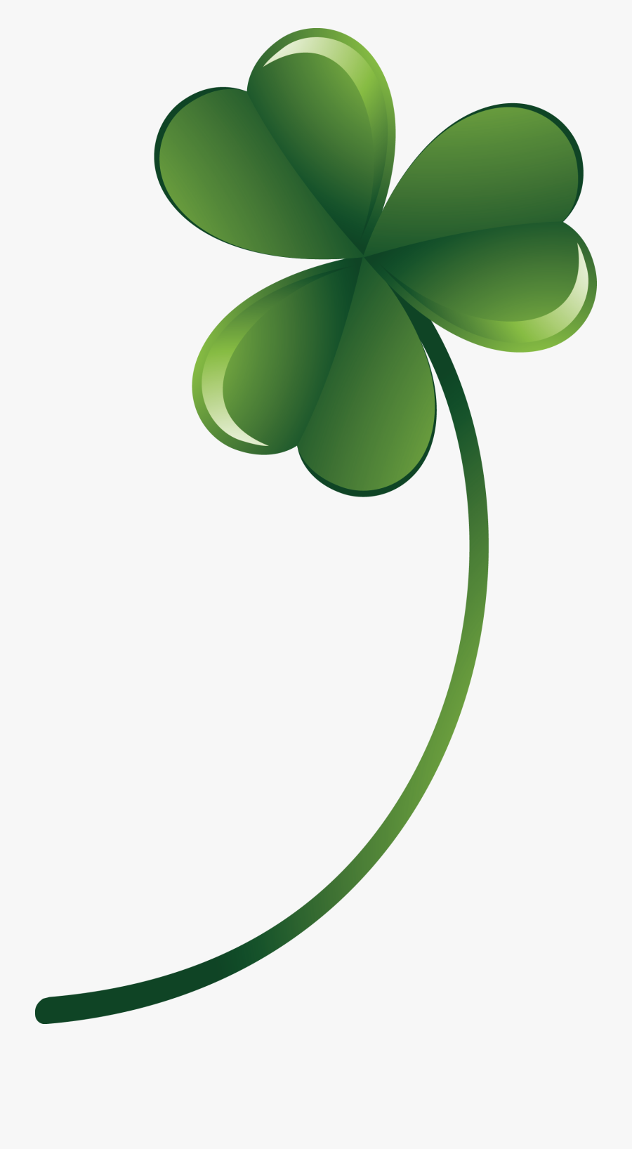 Four-leaf Clover Euclidean Vector - Transparent Background Four Leaf Clover Vector Free, Transparent Clipart