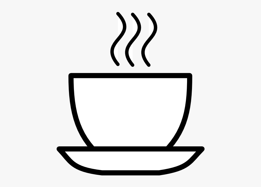 Clip Art Black And White Coffee, Transparent Clipart