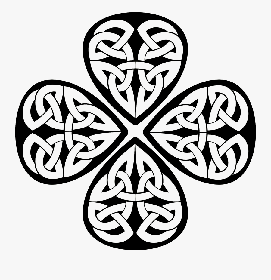 Clip Royalty Free Stock Four Leaf Clover Black And - Funeral Irish Blessing Death, Transparent Clipart