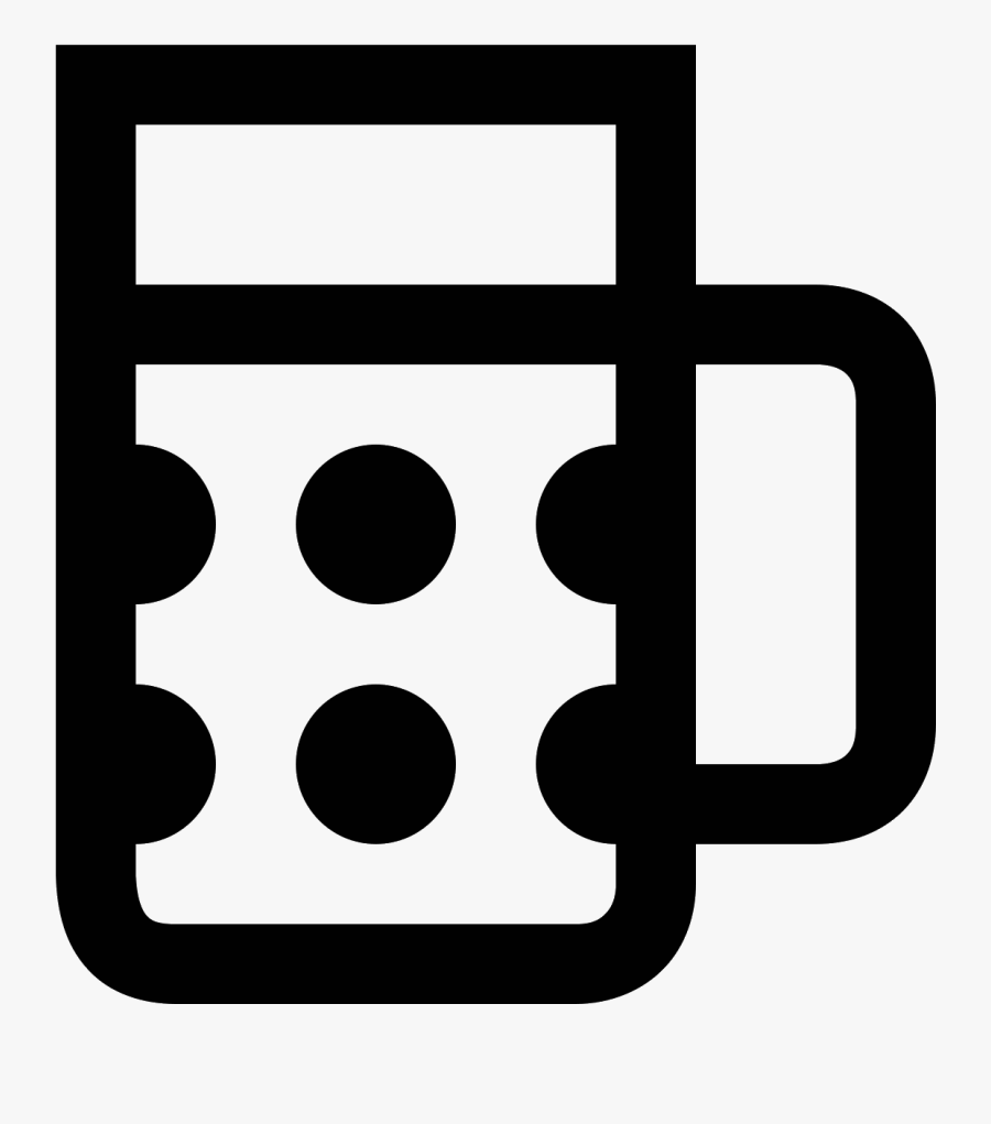 Beer Mug Icon - Circle, Transparent Clipart