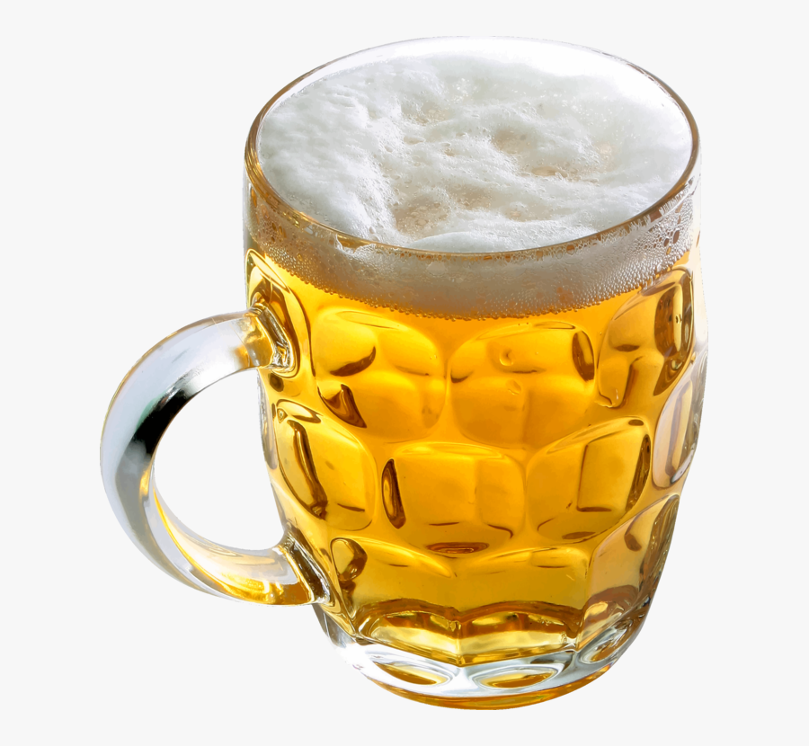 Beer Stein,pint Us,cup - Beer In Glass, Transparent Clipart