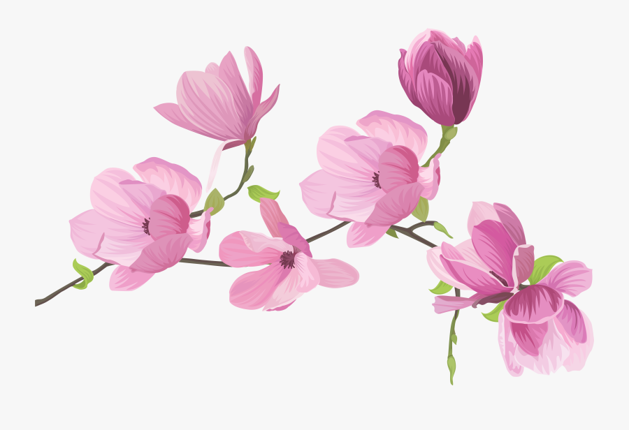 Flower Clip Art Tree - Sweet Pea Flower Background, Transparent Clipart