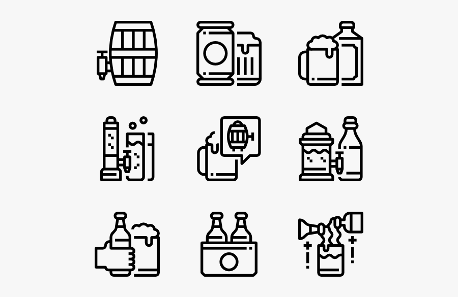 Beer - Iconos Museo, Transparent Clipart