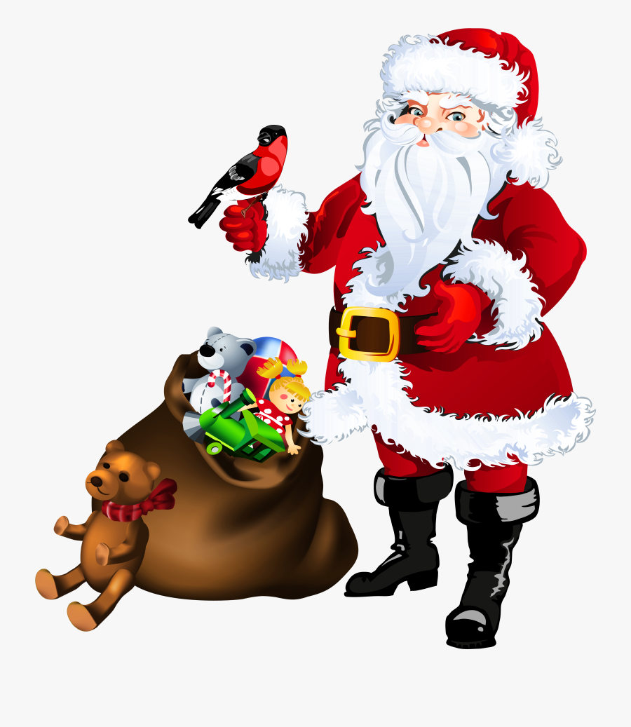 Christmas Bag Of Toys, Transparent Clipart