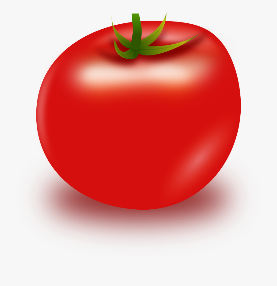 Clipart Vector Tomato - Transparent Background Computer Cartoon, Transparent Clipart