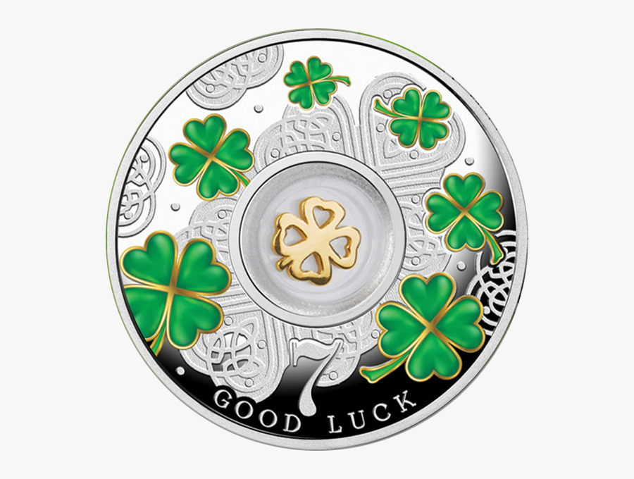 Cameroon 2016 500 Francs Seven Four-leaf Clovers Lucky - Srebrnik Za Srečo, Transparent Clipart