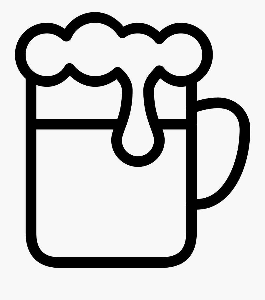 A Beer Icon Will Be A Cup Or Mug And The Mug Will - Bier Icon, Transparent Clipart