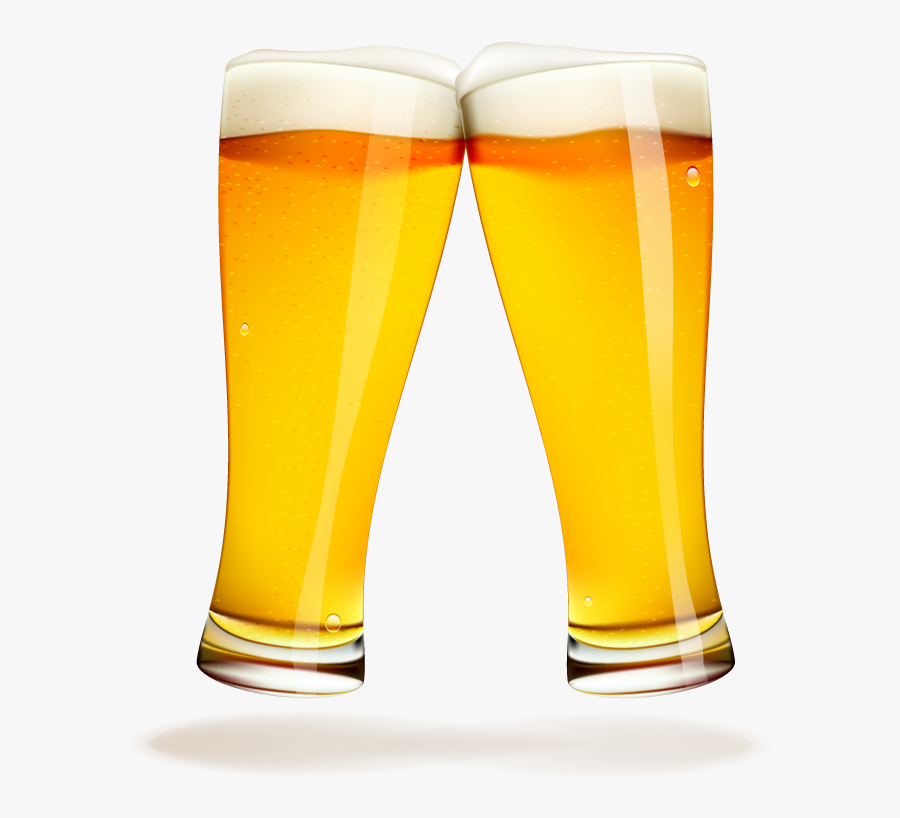 Two Glasses Of Beer, Transparent Clipart