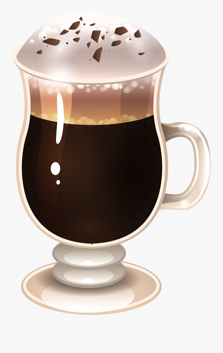 Clipart Coffee Latte - Latte Clip Art, Transparent Clipart