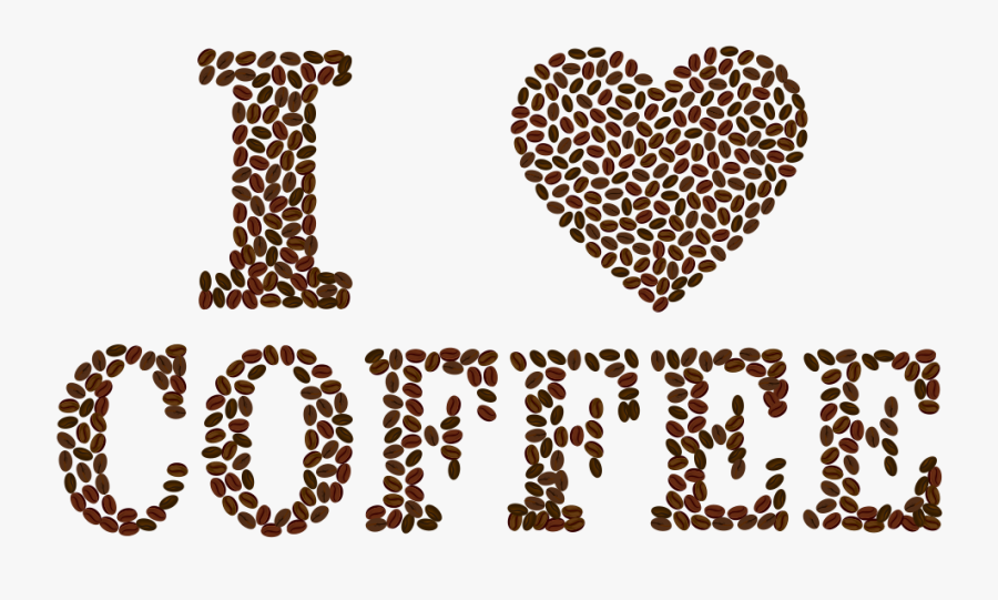 I Heart Coffee - Heart Coffee Clipart Png, Transparent Clipart