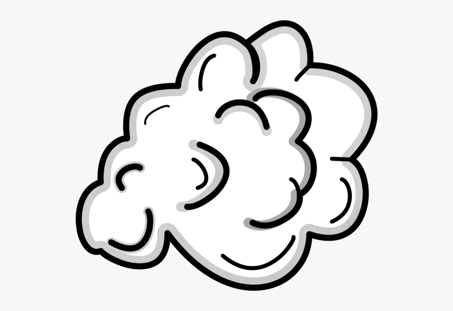 Clip Art Picture Black And - Smoke Png Cartoon Transparent, Transparent Clipart