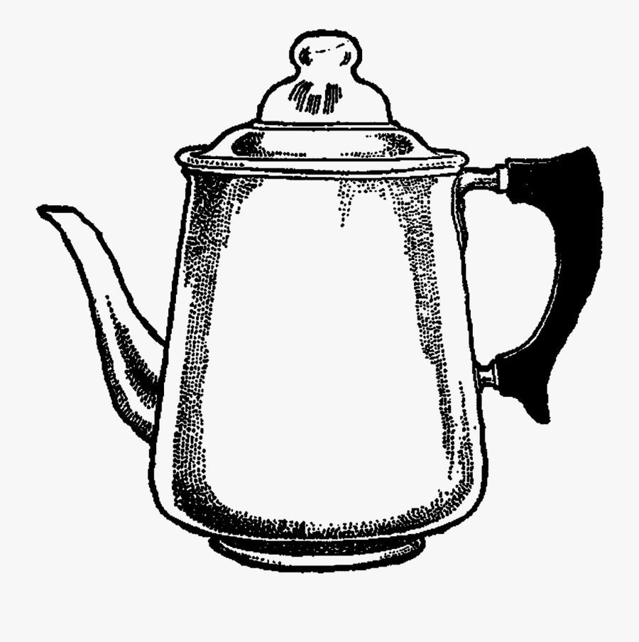 Stamp Clipart Coffee - Percolator Coffee Pot Clipart, Transparent Clipart