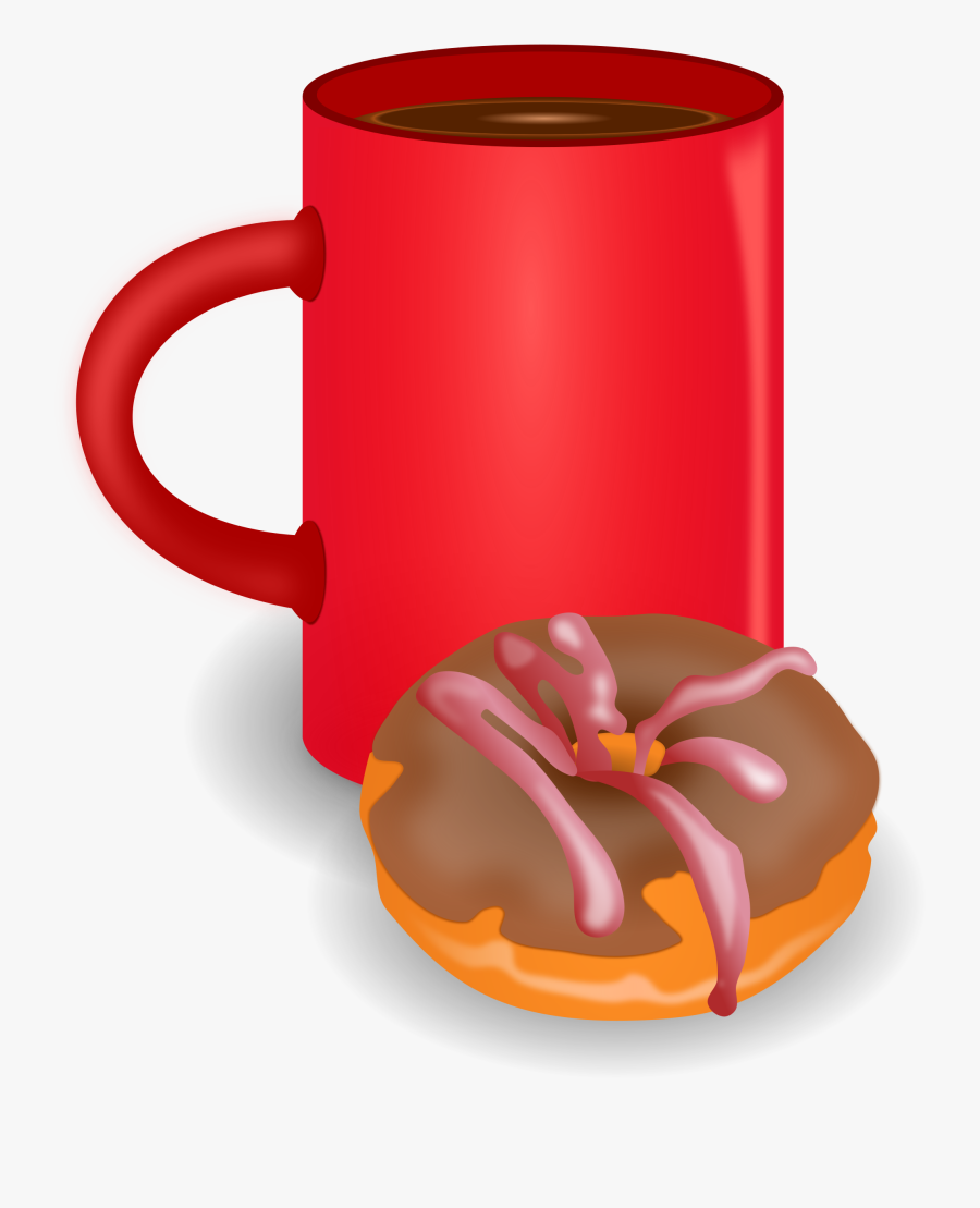 Coffee And Donut Png, Transparent Clipart