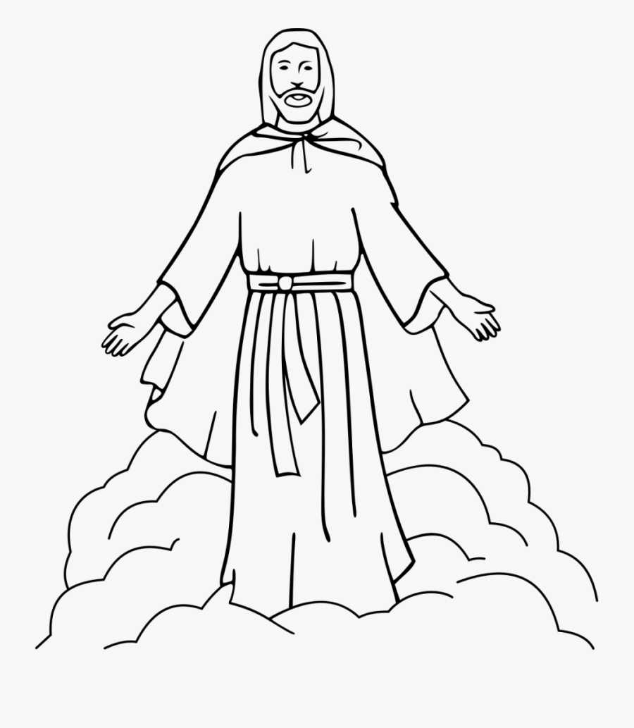 Free Lds Clipart Jesus Christ Baby - Jesus Christ Clip Art Black And White, Transparent Clipart