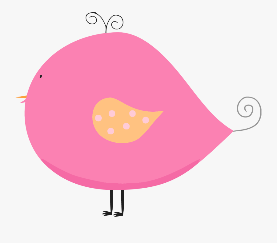 Pink Bird Polka Dot Wings Clipart Png, Transparent Clipart