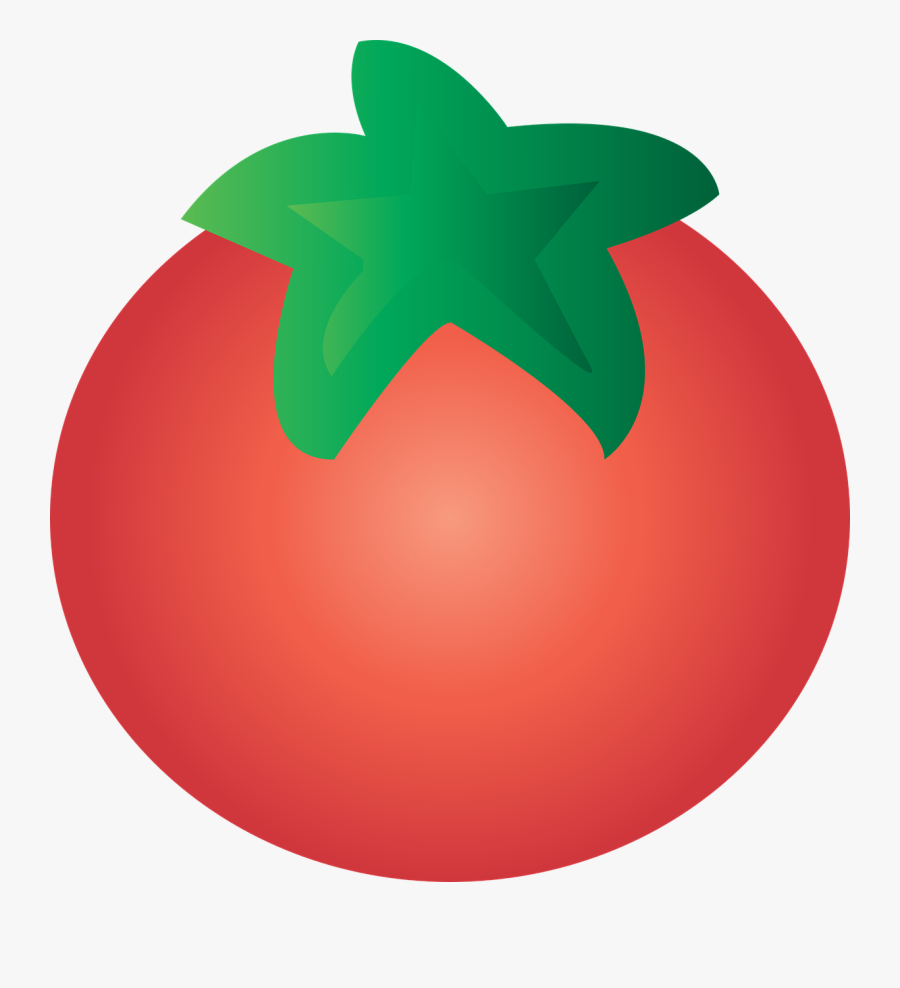 Tomatoes Clipart Circle - รูป ผัก การ์ตูน Png, Transparent Clipart