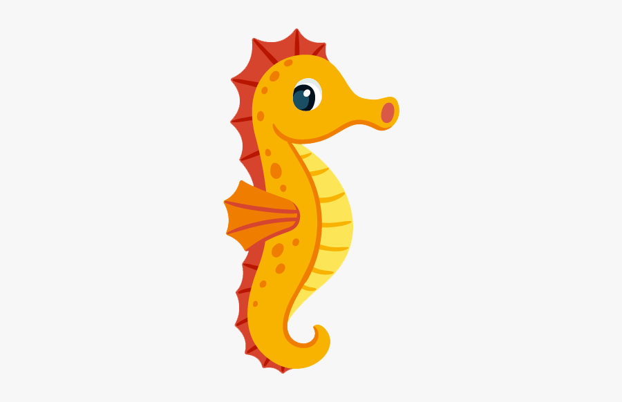 Seahorse Cartoon Png - Sea Horse Clipart Png, Transparent Clipart