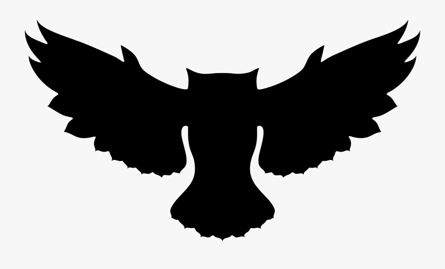 Clip Art Owl Wing Clipart - Owl Silhouette Png, Transparent Clipart