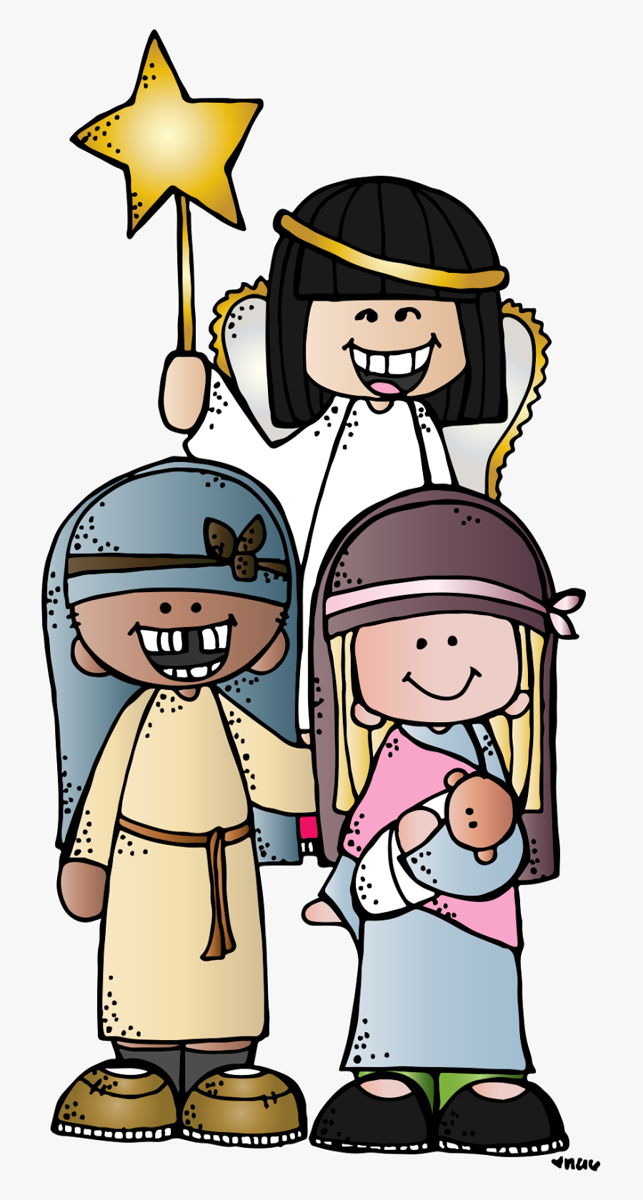 Lds Christmas Clipart At Getdrawings Com Free For Personal - Nativity Clipart Melonheadz, Transparent Clipart