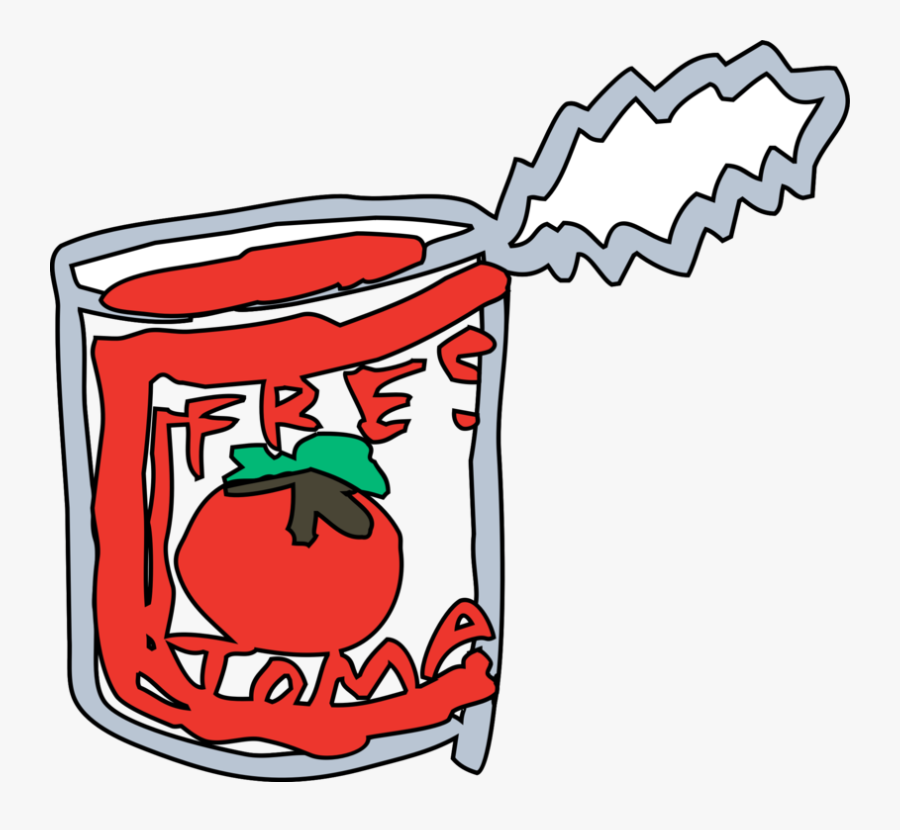 Tomato Can - Tin Can Clipart, Transparent Clipart