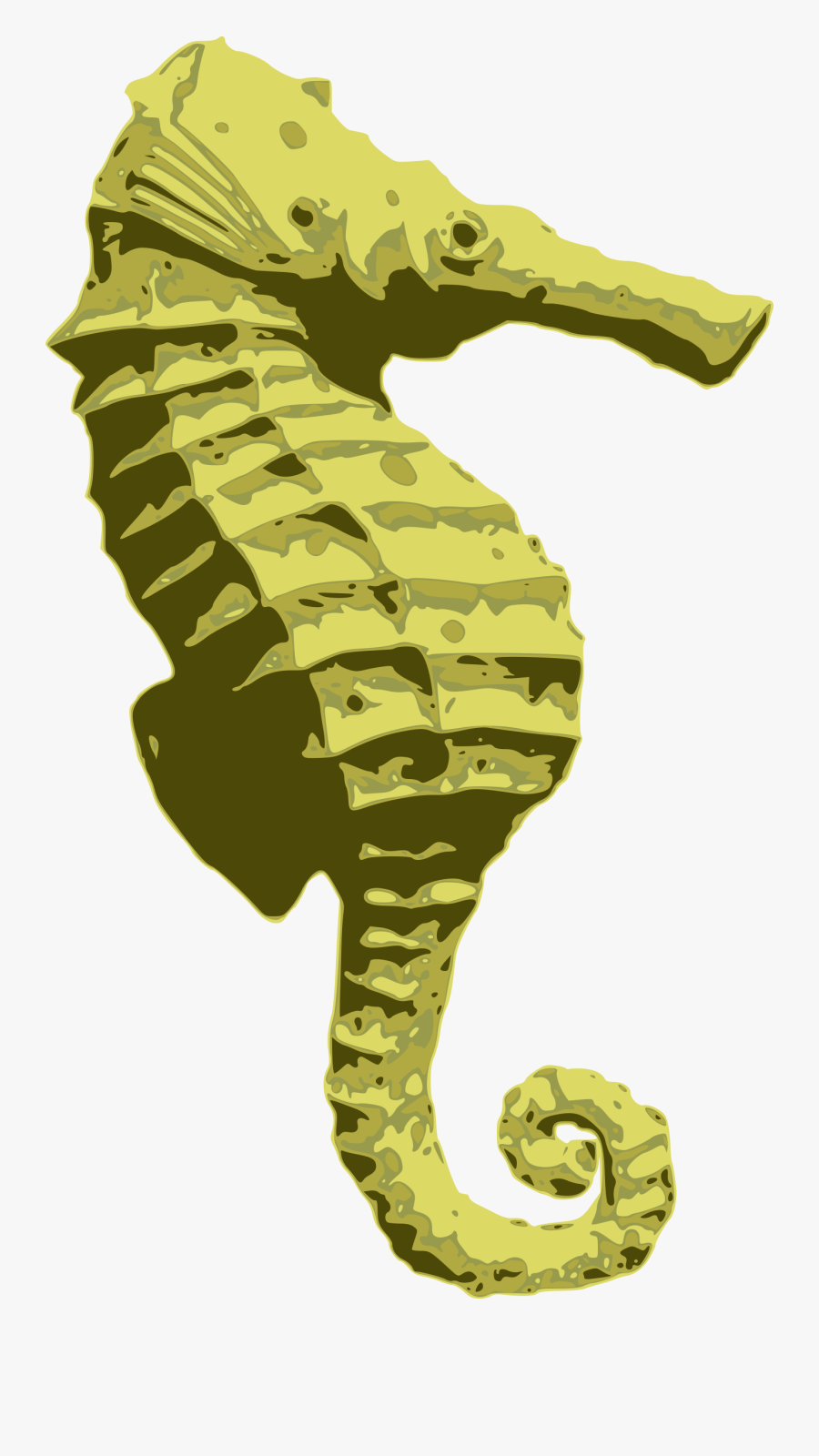 Seahorse Clipart Yellow Seahorse - Seahorse, Transparent Clipart