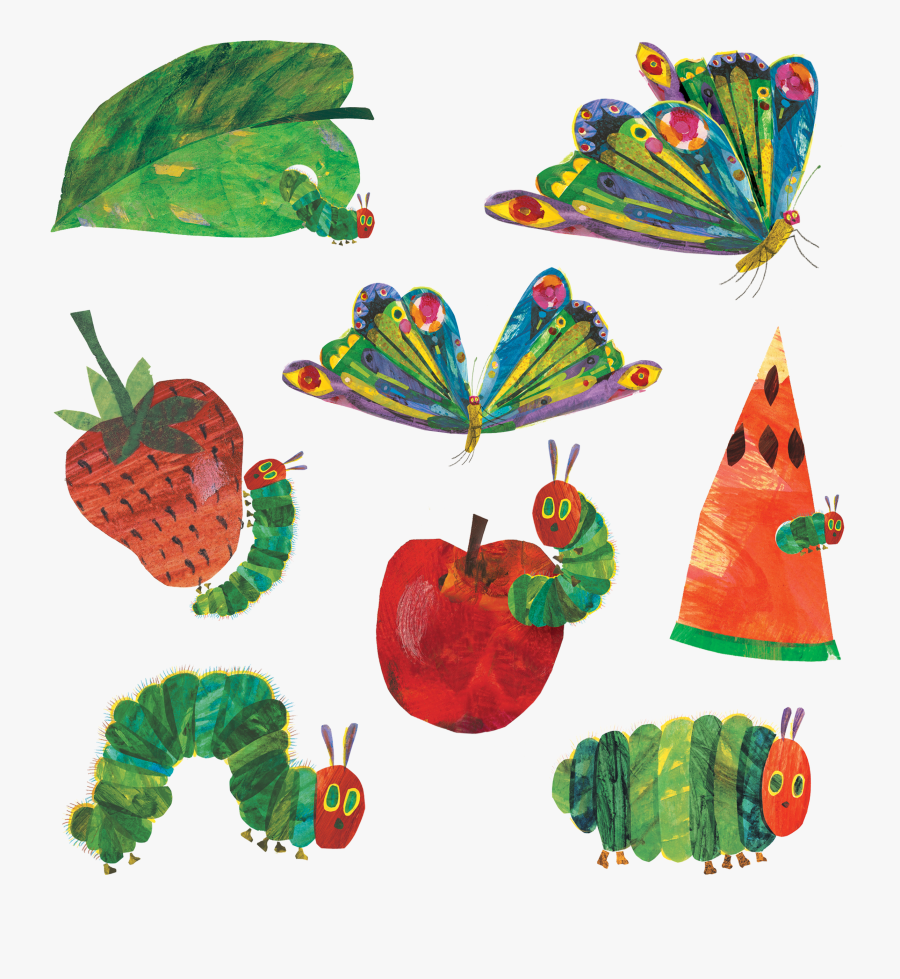 Transparent Hungry Caterpillar Png - Eric Carle The Very Hungry Caterpillar, Transparent Clipart