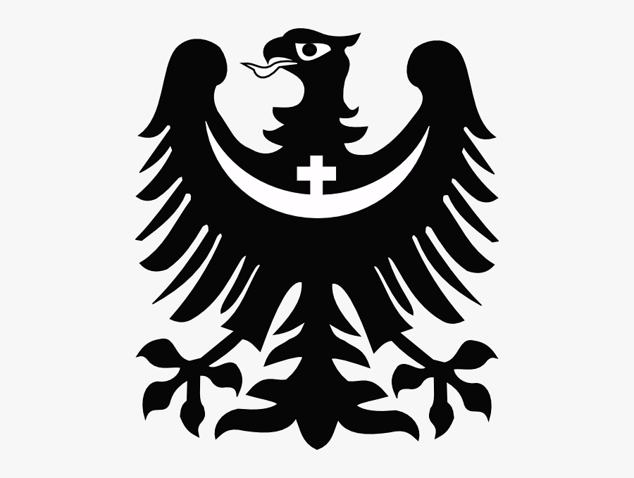 Cross And Wings Clipart - Black Eagle Coat Of Arms, Transparent Clipart