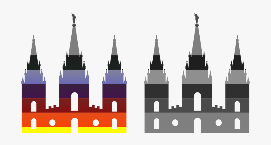 Remember The 5th Of November - Salt Lake City Temple Template, Transparent Clipart
