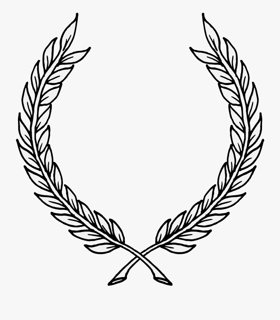 Lds Clip Art The Church Of Jesus Christ Of Latter-day - Laurel Wreath Drawing, Transparent Clipart