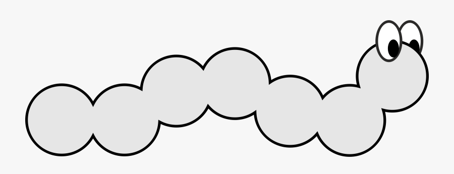 Clip Art Inc Drawing Free Commercial - Caterpillar Black And White Clip Art, Transparent Clipart