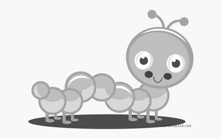 Cute Clipartblack Com Animal - Cute Cartoon Caterpillar Clipart, Transparent Clipart