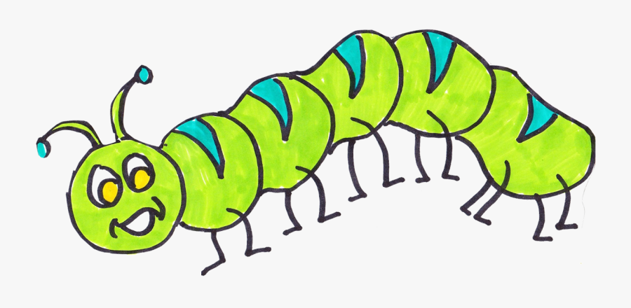 Transparent Caterpillar Cliparts - Caterpillar, Transparent Clipart