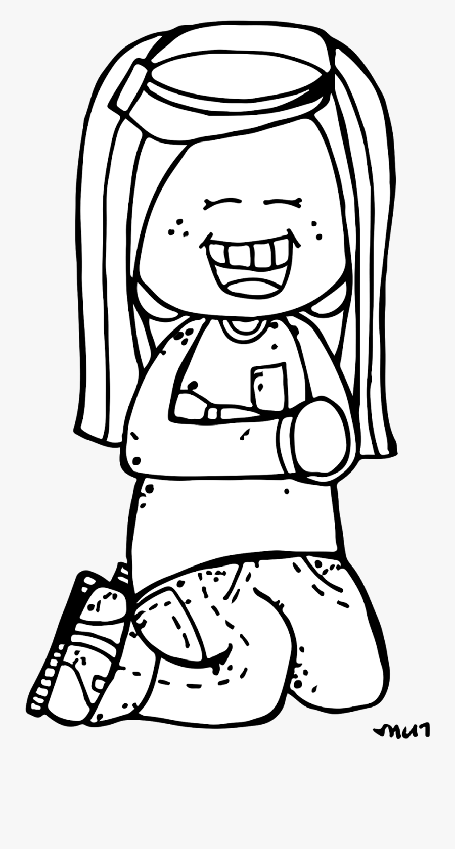 Lds Clipart Melon Head - Melon Heads Clip Arts Black And White, Transparent Clipart