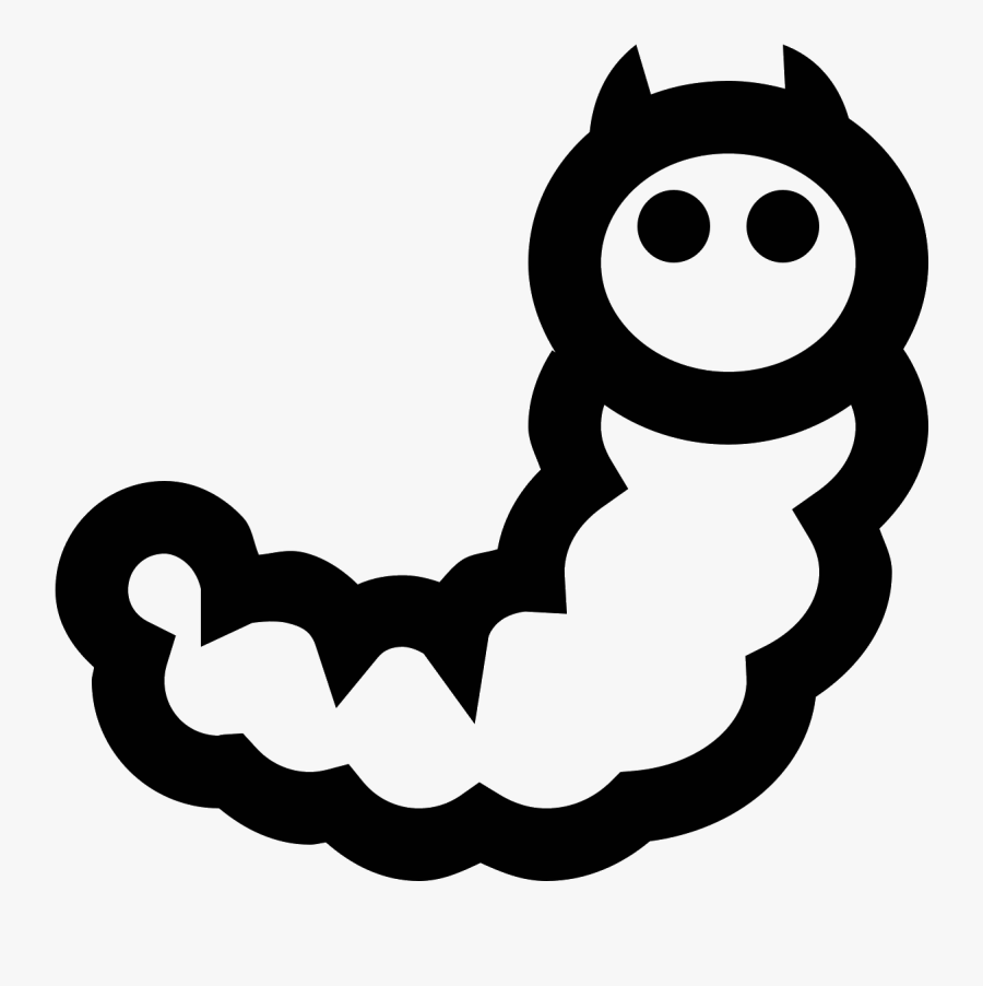 Transparent Cute Caterpillar Clipart - Silkworm Icon, Transparent Clipart