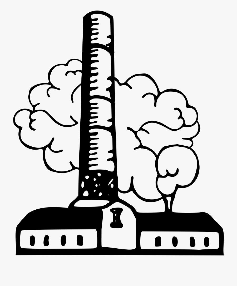 Cliparts For Free Download Smoke Clipart Factory And - Industry Clipart Black And White Png, Transparent Clipart
