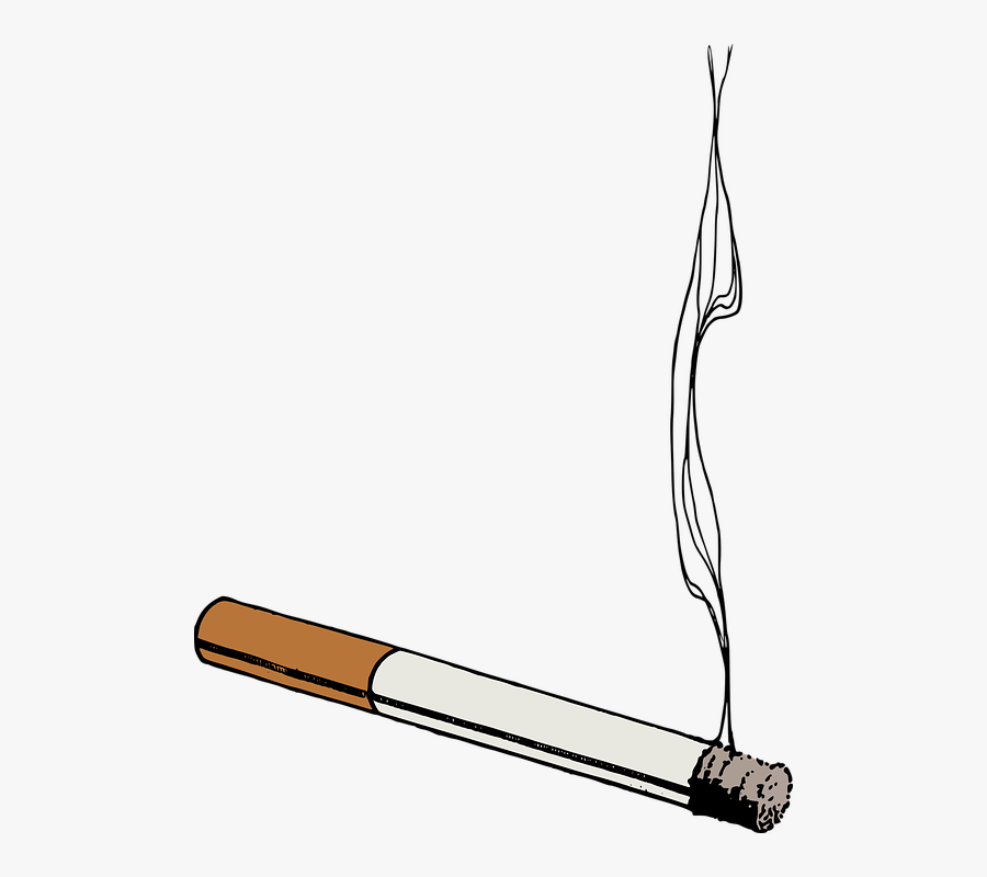 Ash, Cigarette, Color, Colour, Smoke, Smoking - Smoke Thug Life Png, Transparent Clipart