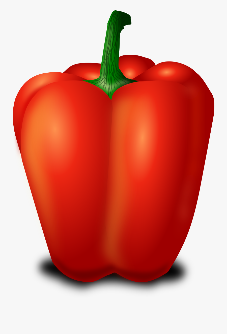 Red Bell Pepper Clipart, Transparent Clipart