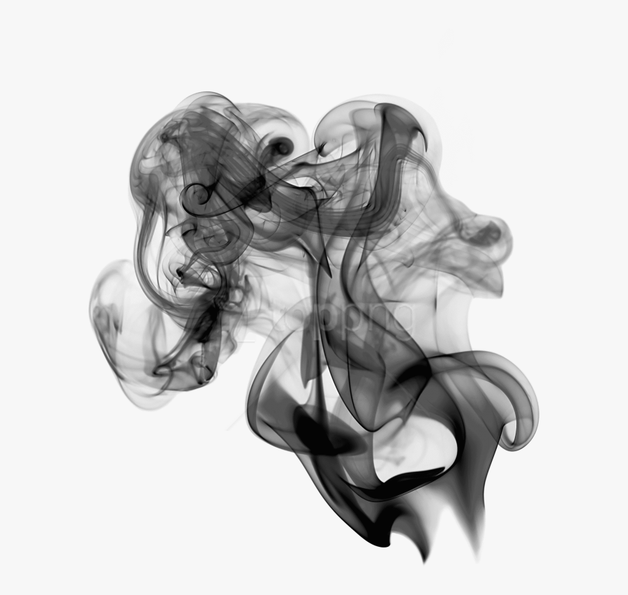Smoke - Black And White Smoke Png, Transparent Clipart