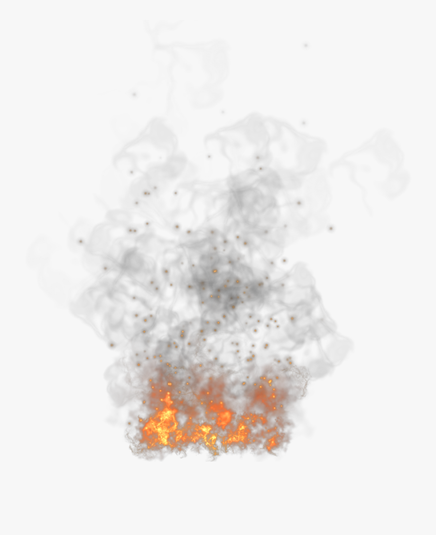 Clip Art Fire And Smoke Clipart - Fire Smoke Gif Png, Transparent Clipart