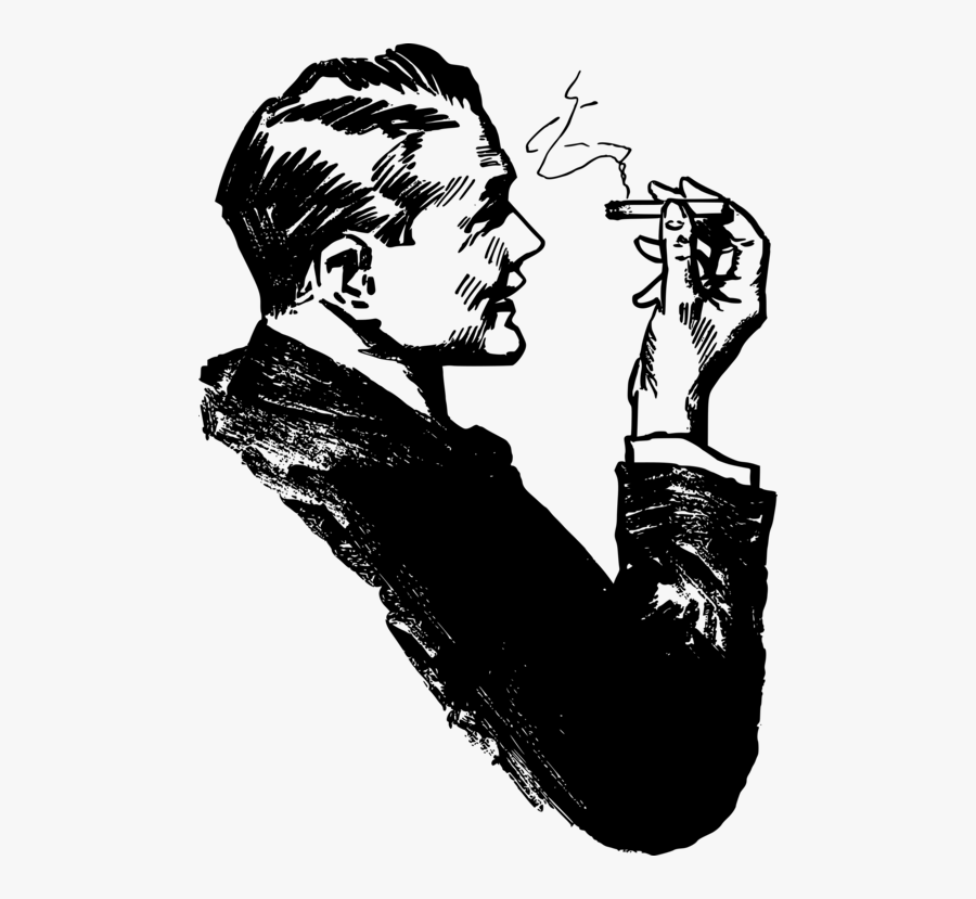 Human Behavior,art,visual Arts - Smoker Png, Transparent Clipart