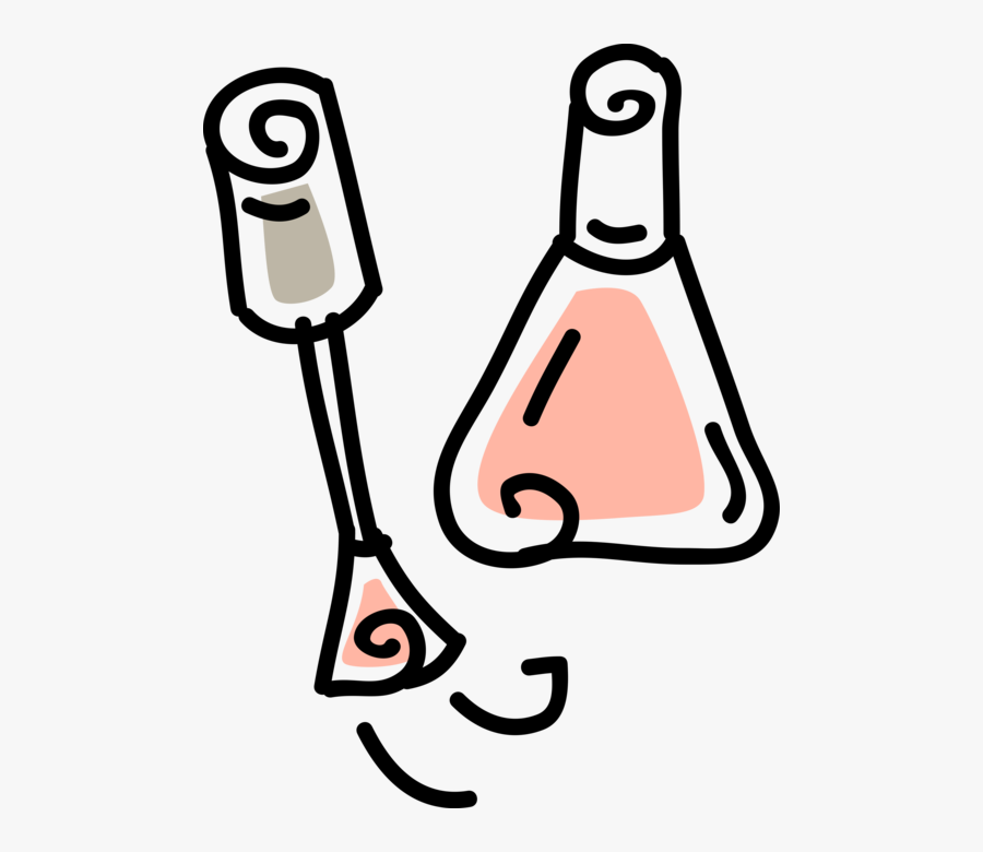 Cosmetic Vector Makeup Brush ~ Frames ~ Illustrations - Clipart Esmalte, Transparent Clipart