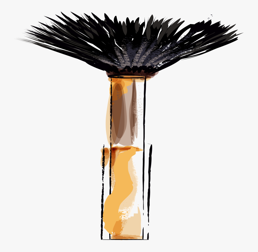 Makeup Clipart Makeup Brush - Make Brush Png Transparent, Transparent Clipart