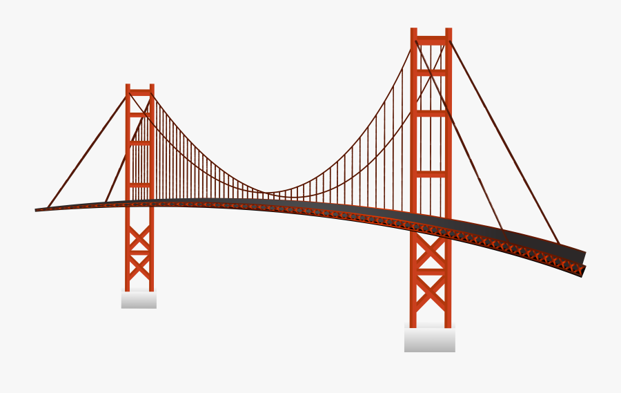 Golden Gate Bridge Png Clip Art - Golden Gate Bridge Png, Transparent Clipart