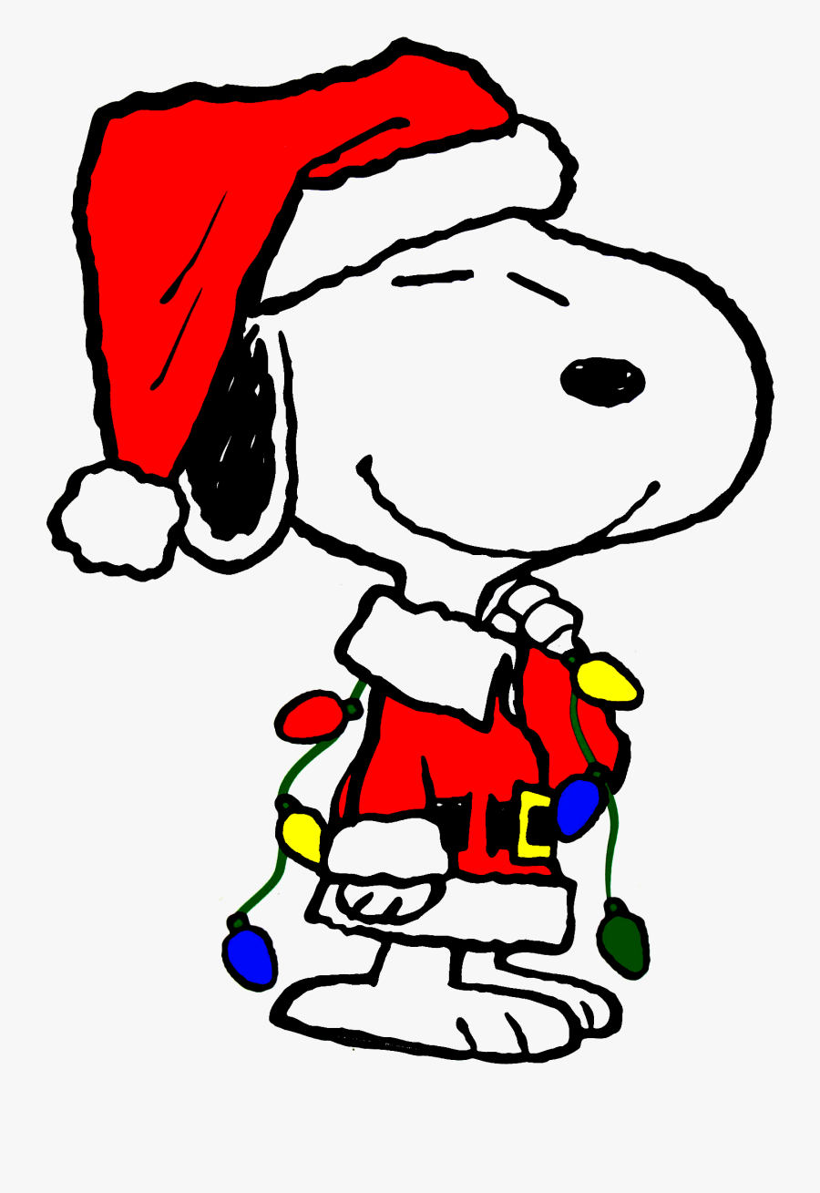 Christmas Clipart Snoopy - Clip Art Snoopy Christmas , Free Transparent Cli...