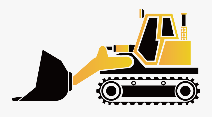 Transparent Caterpillar Clipart - Bulldozer Png, Transparent Clipart