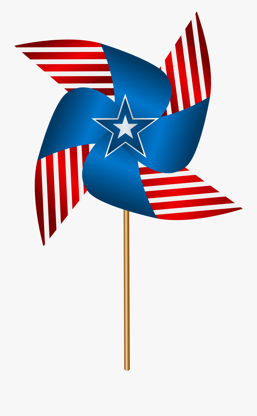 Pinwheel Cliparts Border - Transparent July Clip Art, Transparent Clipart